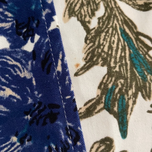 Brooks Brothers Red Fleece Navy Floral Skirt - Picture 12 of 12